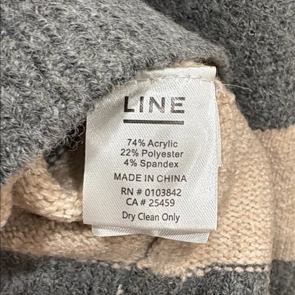 LINE Striped Cardigan In Color Little Owl - Retail Price $200 - Picture 6 of 10
